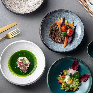 Elevate Your Dining Experience with Fashionable Simple Ceramic Tableware Plates