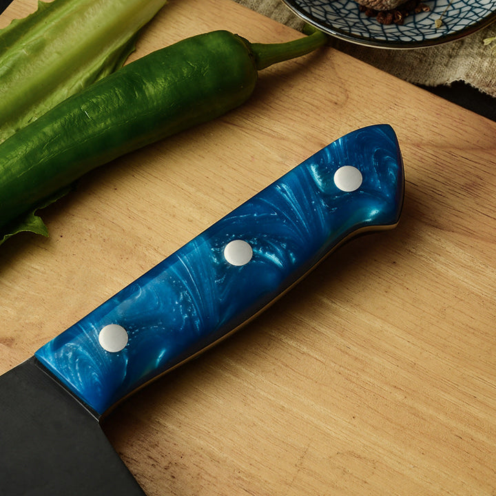 Why Our Forged Stainless Steel Blue Handle Kitchen Knives are a Must-Have