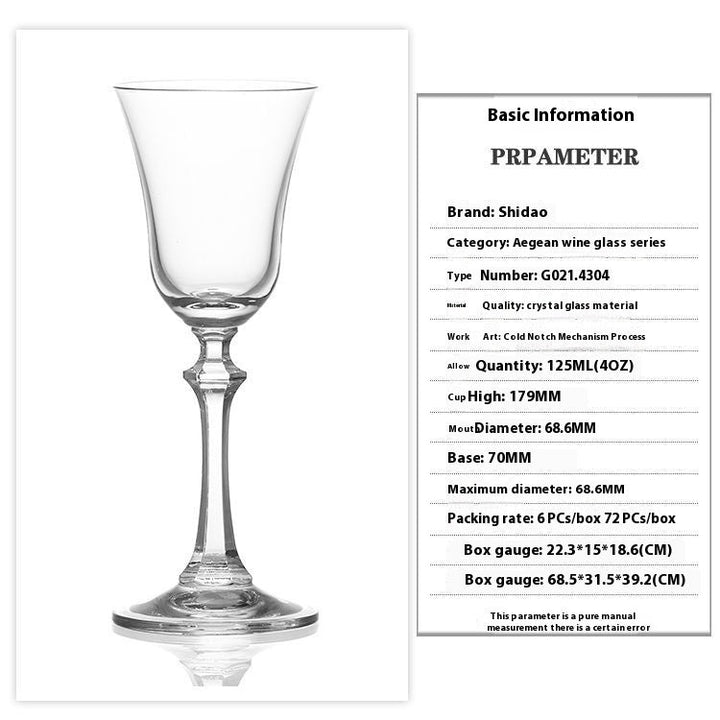 Indulge in Elegance with Tulip Dessert Wine Crystal Glass