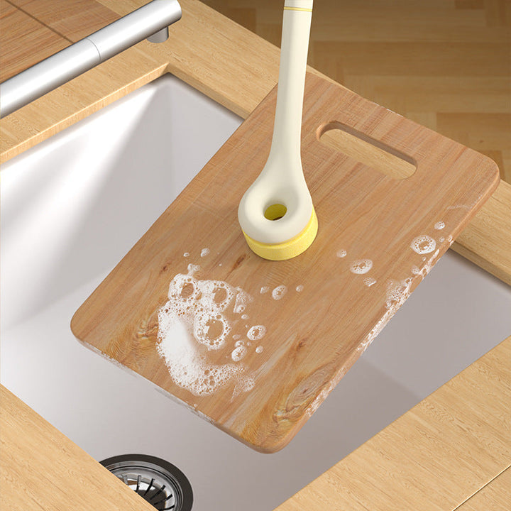 Enhance Your Kitchen Experience with the Wood Pulp Sponge Cleaning Brush
