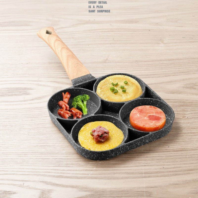 Four-Hole Mini Non-Stick Egg Frying Pan For Home Breakfast