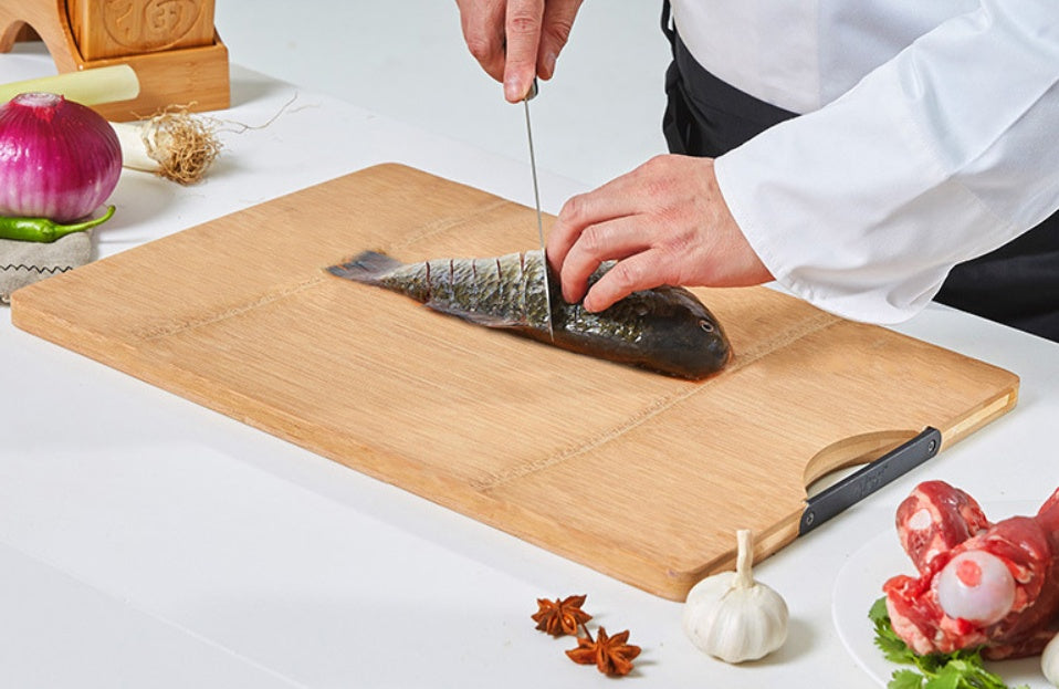 Whole Bamboo Carbonized Cutting Board