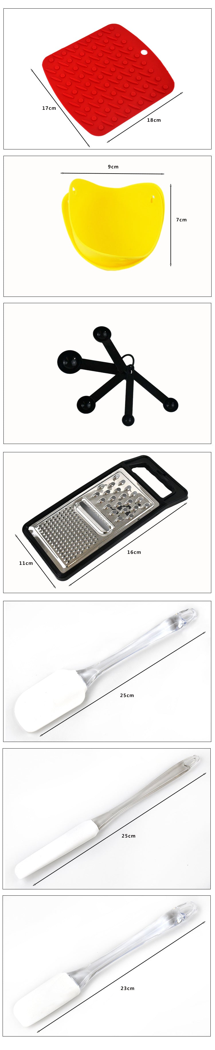 44-Piece Non-Stick Nylon Kitchen Utensils Set With Spatulas And Spoons
