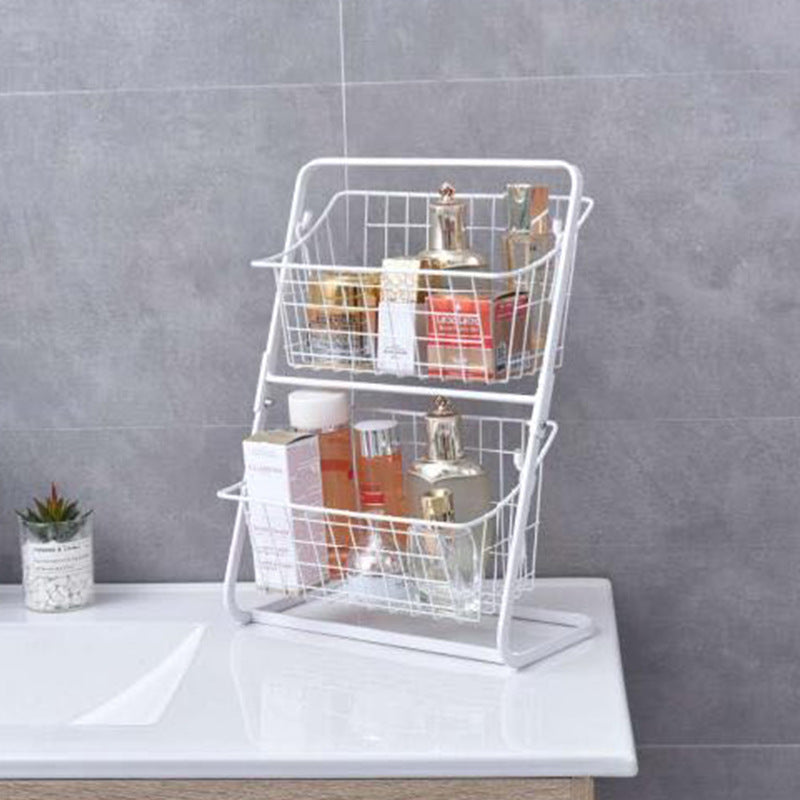 Stainless Steel Multi-Layer Kitchen Storage Rack For Spices And Fruits