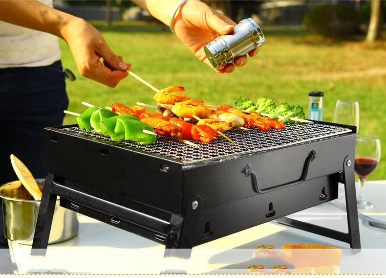 Large Portable Folding Charcoal Outdoor Barbecue Grill