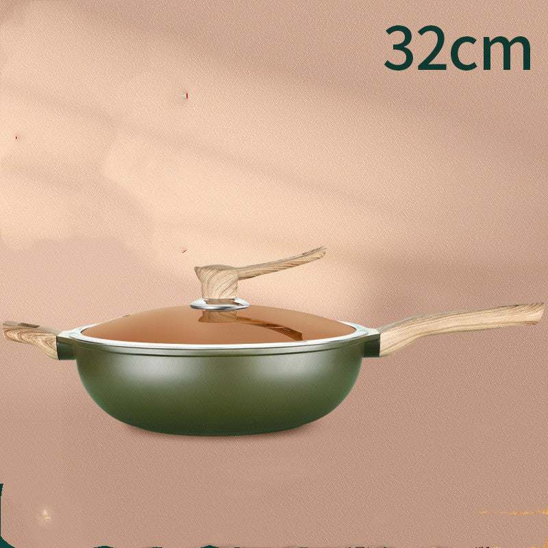 Household Non-Stick Maifan Stone Multifunctional Frying Pan