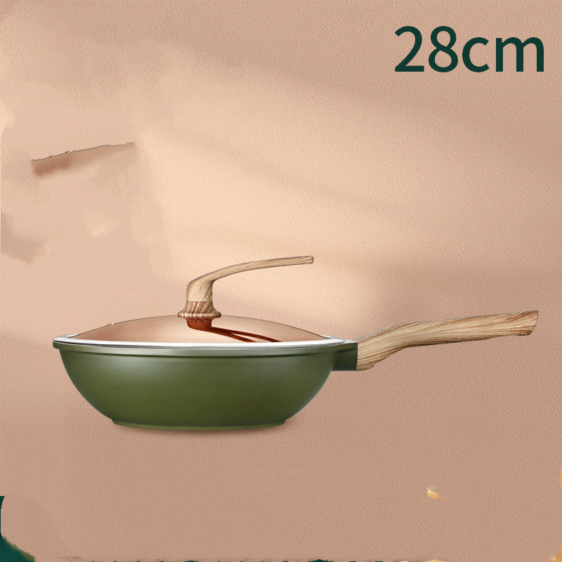 Household Non-Stick Maifan Stone Multifunctional Frying Pan