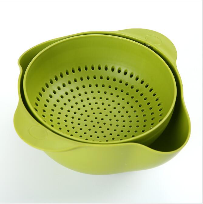 Thickened Plastic Kitchen Laundry And Rice Washing Basket