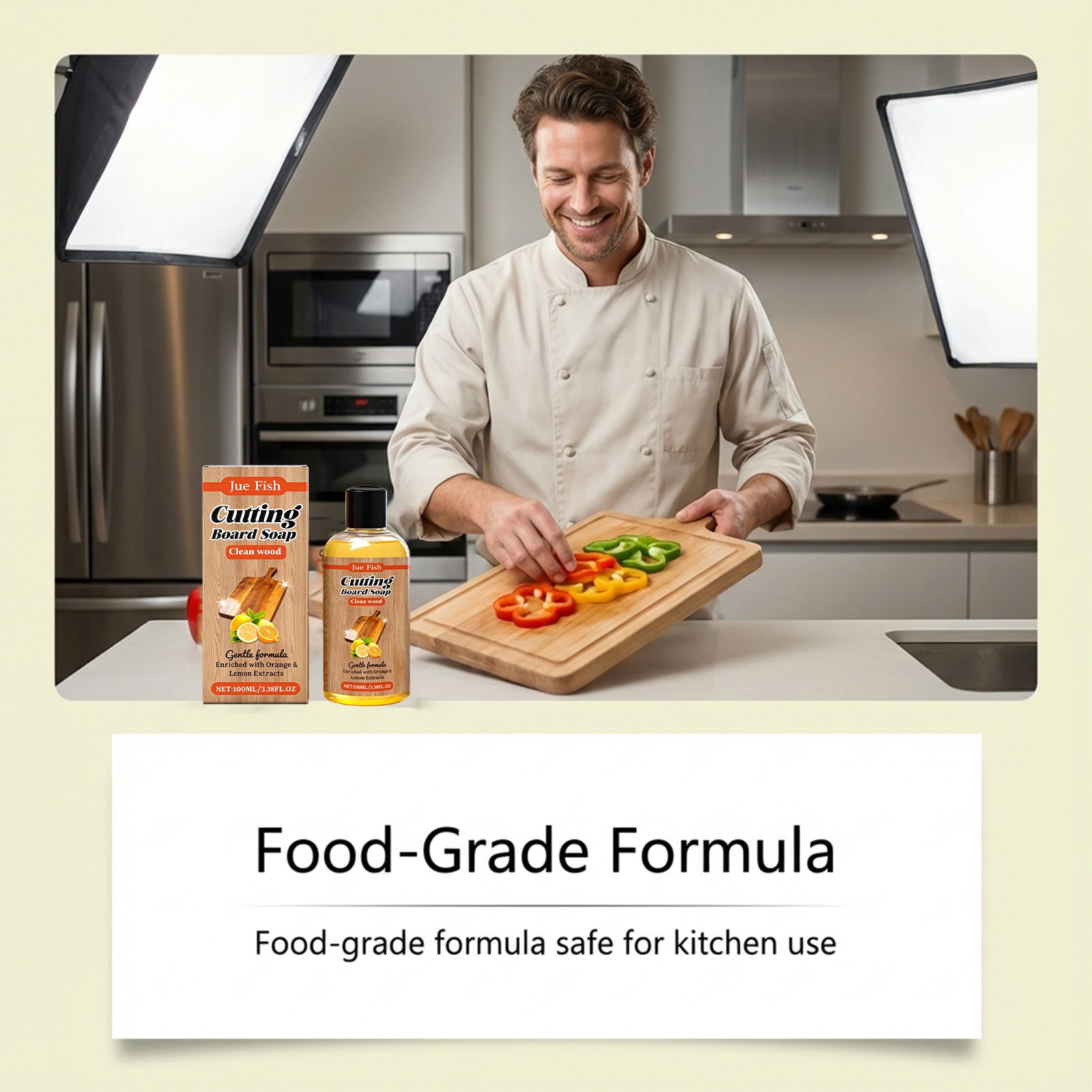 Cutting Board Cleaner Utensils