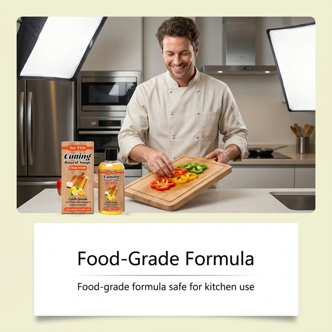 Cutting Board Cleaner Utensils