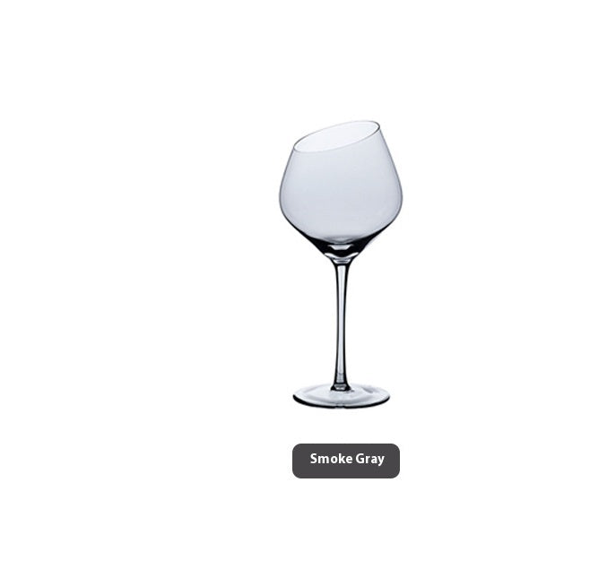 Beveled Crystal Goblet With Big Belly Electroplated Wine And Champagne Glass