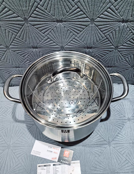 Stainless Steel Large Capacity Thickened Stock Pot With Handles