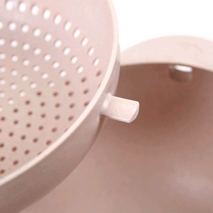 Thickened Plastic Kitchen Laundry And Rice Washing Basket