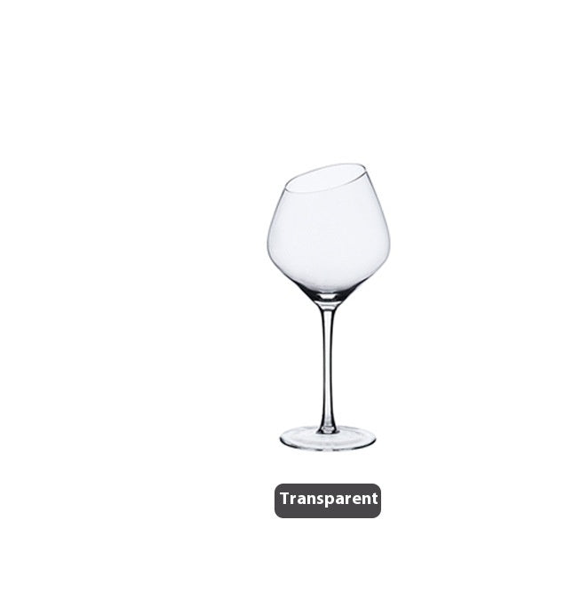 Beveled Crystal Goblet With Big Belly Electroplated Wine And Champagne Glass
