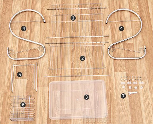 Stainless Steel Kitchen Storage Rack