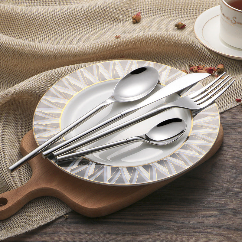 Creative 3-Piece Stainless Steel Western Cutlery Set