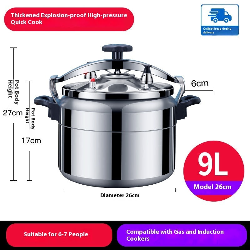 Large Capacity Explosion Proof Pressure Cooker For Gas Stove