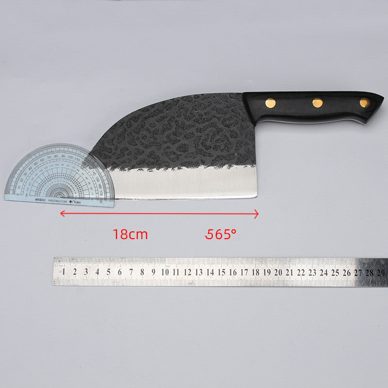 Forged Hammered Stainless Steel Kitchen Knife For Bones And Vegetables