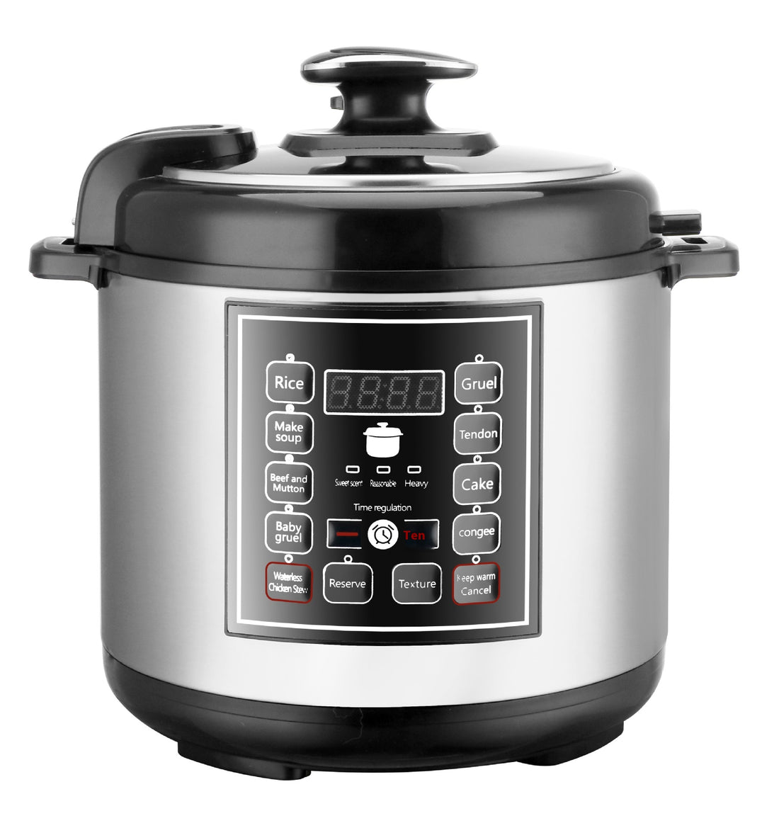 5L Multifunction Intelligent Pressure Rice Cooker With Timer