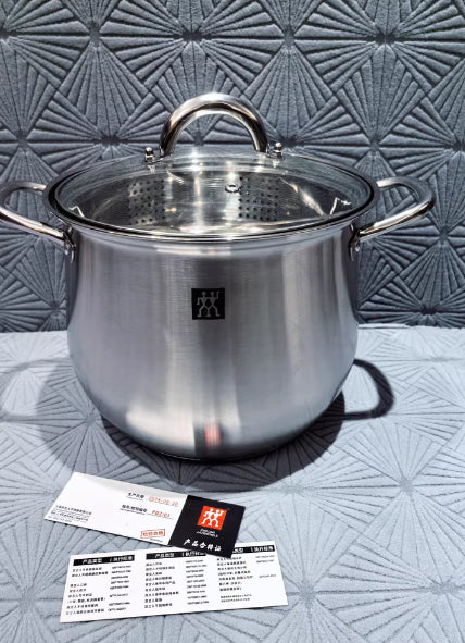 Stainless Steel Large Capacity Thickened Stock Pot With Handles