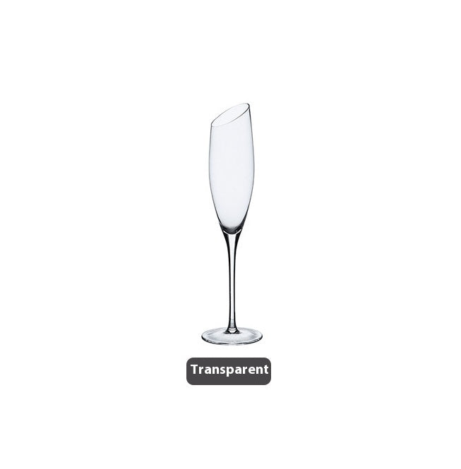 Beveled Crystal Goblet With Big Belly Electroplated Wine And Champagne Glass