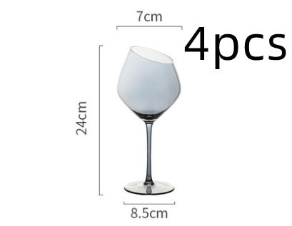 High-End Crystal Red Wine And Champagne Glass Goblet