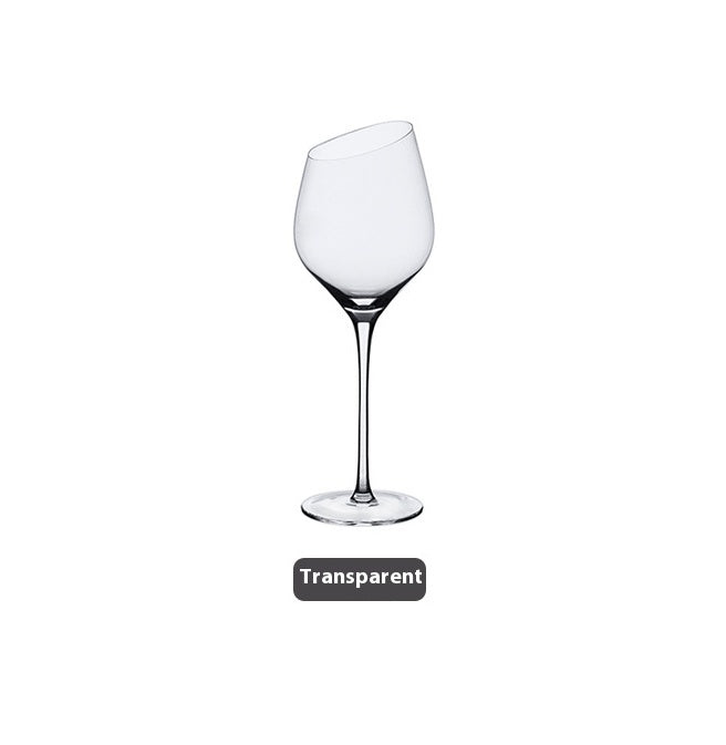 Beveled Crystal Goblet With Big Belly Electroplated Wine And Champagne Glass