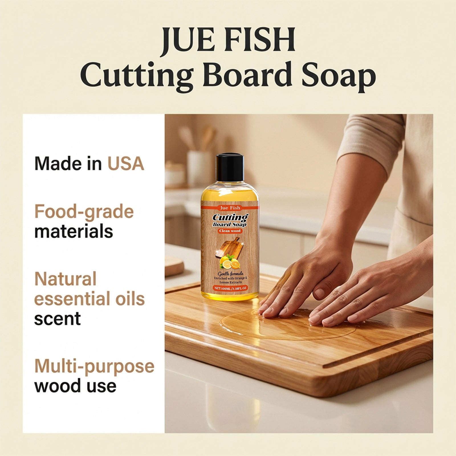 Cutting Board Cleaner Utensils
