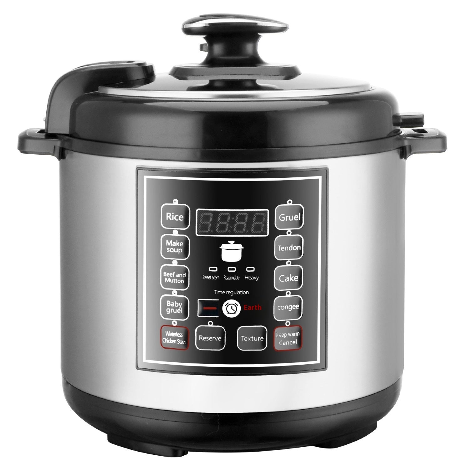 5L Multifunction Intelligent Pressure Rice Cooker With Timer