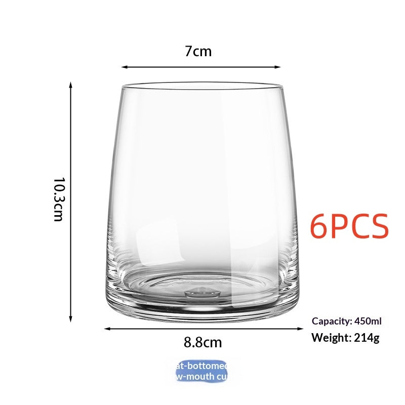 Crystal Glass Champagne Juice And Red Wine Glasses