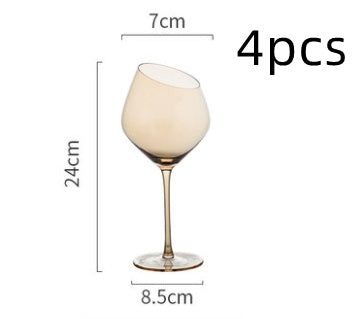 High-End Crystal Red Wine And Champagne Glass Goblet