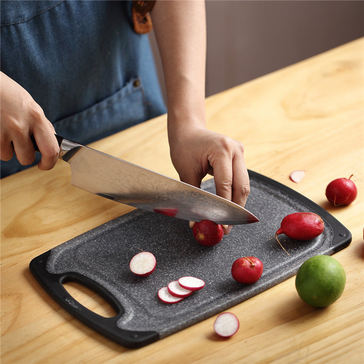 Imitation Marble 3-Piece Hangable Plastic Vegetable Cutting Board Set
