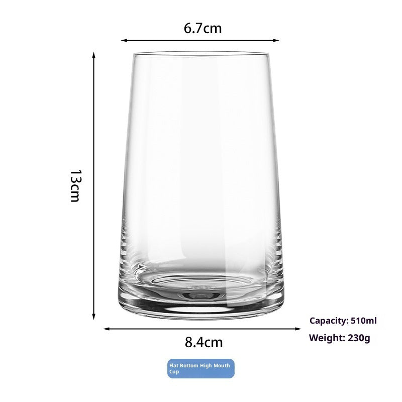 Crystal Glass Champagne Juice And Red Wine Glasses