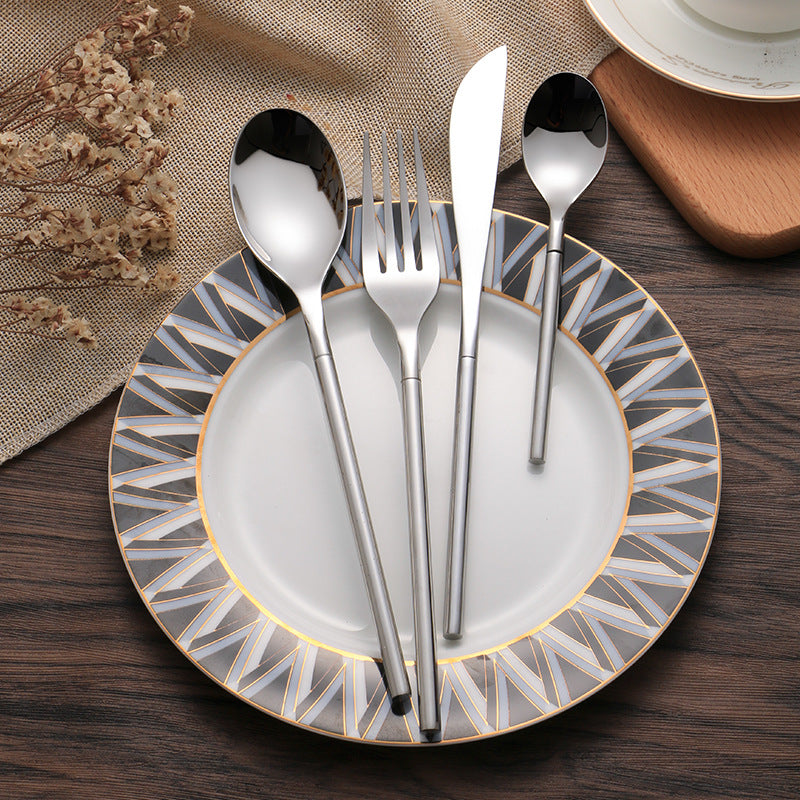 Creative 3-Piece Stainless Steel Western Cutlery Set