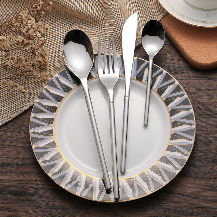 Creative 3-Piece Stainless Steel Western Cutlery Set