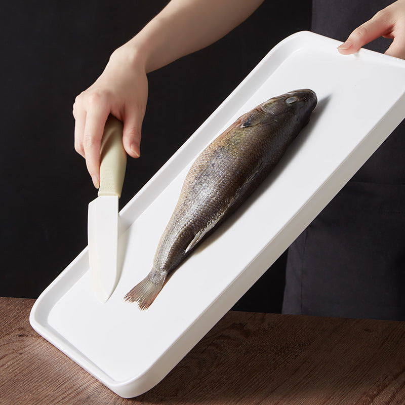 Double-Sided Plastic Kitchen Cutting Board For Fruits And Vegetables